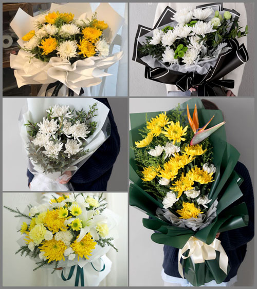 安徽芜湖市无为县蜀山镇黄姑社区白事花束代送
